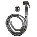 Ver imagem 1 de Ducha Higienica Luxo Metal Banho Aço Inox Chuveirinho Cromo Intimo Banheiro Prata Compre Desejos BSL