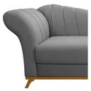 Ver imagem 7 de Diva Recamier Vanessa 160cm Lado Direito Suede Adj Decor Cinza