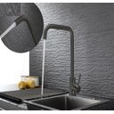 Ver imagem 4 de Torneira Cozinha Alta Gourmet Monocomando Preto Alto Padrao