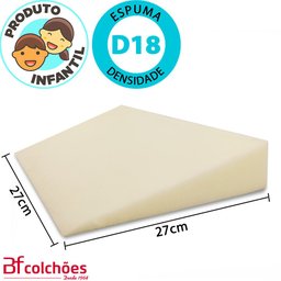 Travesseiros Almofada Bebê Antirefluxo Rampa para Carrinho + Capa Antialérgica 100 Algodão - Bf Colc - 3
