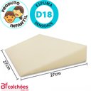 Ver imagem 3 de Travesseiros Almofada Bebê Antirefluxo Rampa para Carrinho + Capa Antialérgica 100 Algodão - Bf Colc