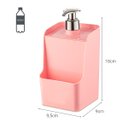 Ver imagem 4 de Dispenser Slim com Dosador Porta Detergente e Esponja Sólido 500ml - Wp