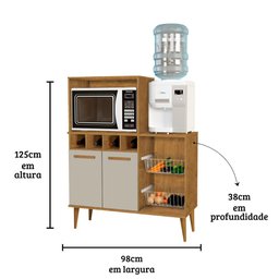 Fruteira Nube Cor:ipe Off White - Armário para Cozinha - Mizza Decor - 3
