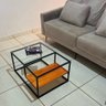 Mesa de Centro Industrial para Sala de Estar - 5