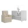 Quarto de Bebê com Poltrona Amamentação e Berço Americano 3x1 com Colchão Pimpolho Multimóveis  - 2