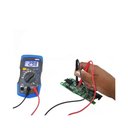 Ver imagem 6 de Kit Multímetro Digital Tensão Resistência Corrente Continuidade Diodo Npn Md-740 Portátil Estojo Tra