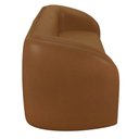 Ver imagem 6 de Sofá Living Decorativo 3 Lugares 252cm Meris M22 Sintético Caramelo - Mpozenato