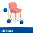 Ver imagem 7 de Kit Cadeira Pétala para Sala de Jantar Confortável e Reforçada Suede