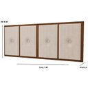 Ver imagem 2 de Painel Cabeceira Box Casal 1,40 Madeira Suede - Várias Cores - Comprar Moveis em Casa: Bege