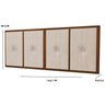 Painel Cabeceira Box Casal 1,40 Madeira Suede - Várias Cores - Comprar Moveis em Casa: Bege - 2