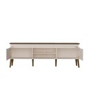 Ver imagem 3 de Rack para Tv 75 Polegadas 2 Portas 180 Cm 4379 Pinho Off White Arly