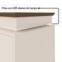Ver imagem 6 de Rack para Tv 75 Polegadas 2 Portas 180 Cm 4379 Pinho Off White Arly