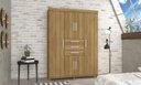 Ver imagem 5 de Guarda Roupa 6 Portas Capitiva Nature
