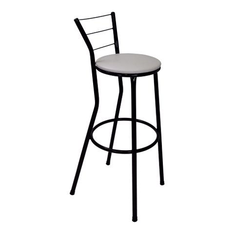 Banqueta Banco Alto Cozinha Alta Bar Bistro Area Americana:branco