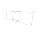 Ver imagem 3 de Arara de Roupas para Loja Quarto Closet 14 Peças Regulável 300x100 Cm Cor Branco Kit Clst1b352