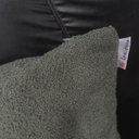 Ver imagem 3 de Capa de Almofadas Decorativa 50x50cm para Sofá Cama Capri Cinza