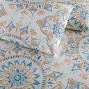 Ver imagem 4 de Kit Cobre Leito Laila Mandala 5 Casal Micropercal 400 Fios 100% Poliéster Estampado Bege Casa
