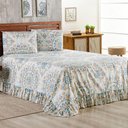 Ver imagem 2 de Kit Cobre Leito Laila Mandala 5 Casal Micropercal 400 Fios 100% Poliéster Estampado Bege Casa