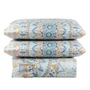 Ver imagem 1 de Kit Cobre Leito Laila Mandala 5 Casal Micropercal 400 Fios 100% Poliéster Estampado Bege Casa