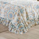 Ver imagem 3 de Kit Cobre Leito Laila Mandala 5 Casal Micropercal 400 Fios 100% Poliéster Estampado Bege Casa