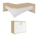 Ver imagem 2 de Conjunto Escritório: Balcão 6200 + Mesa Diretor Ld 6209