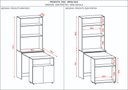 Ver imagem 5 de Armario Bancada de Cozinha Retrátil com Mesa e 2 Portas Duo Kits Paraná