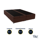 Ver imagem 4 de Cama Box Baú Queen Suede Marrom