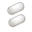 Ver imagem 1 de Kit 2 Travessas Doce/ Rocambole Oval Cristal Wolff 30x15x3cm