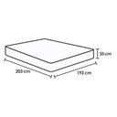 Ver imagem 2 de Cama Box Crc King +Colchão Molas Bonnel American Herval 193x203