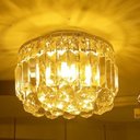 Ver imagem 1 de Plafon Cristal Transparente 4 Lamp. 25x15cm Adn+