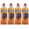 Kit 4 Refil Gás Fogareiro Etaniz 400ml 227g Butano Portátil Camping Churrasco Cozinha Maçaricos - 1