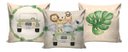 Ver imagem 2 de Kit Cortina + 3 Capas Almofadas Infantil Safari Baby 05