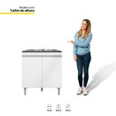 Ver imagem 3 de Balcão Para Cooktop Cozinha 4/5 Bocas Com Tampo 2 Portas