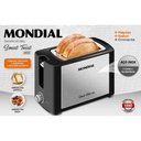 Ver imagem 5 de Torradeira Tostador de Paes Inox 6 Níveis Mondial 800W 220V