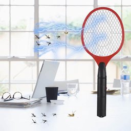 Raquete Elétrica Recarregável Mata Insetos Mosquitos Aranha Muriçocas Moscas Pernilongos Com Bateria - 5