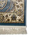 Ver imagem 6 de Tapete Persa Azul com Bege Ideal para Quarto e Sala 67x120
