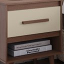 Ver imagem 4 de Mesa de Cabeceira Mila 1 Gaveta Moblis:savana Off White