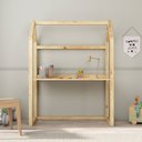 Ver imagem 2 de Mesa Desenho Infantil Montessori com Regulagem Madeira Natural Tina Idimex