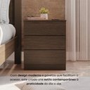 Ver imagem 7 de Mesa de Cabeceira Paris - Mais Móveis New Canion