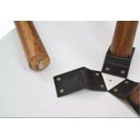 Ver imagem 4 de Mesa de canto tampo 60 cm branca vidro pés palito altura 70 cm