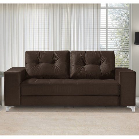 Sofá 3 Lugares 198cm Topázio Nabas