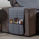 Ver imagem 4 de Protetor de Sofá 1,80m Retrátil D.f. Almofada Cinza Preto