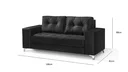 Ver imagem 4 de Sofá 3 Lugares Suede Preto Linha