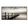 Quadro Decorativo Barcelona Paisagem Deck Pb 50x100 cm 100 x 50 cm - 1