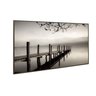 Quadro Decorativo Barcelona Paisagem Deck Pb 50x100 cm 100 x 50 cm - 3