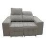 Sofá Retrátil Reclinável 2 Lugares 106x150cm Confortável - 3