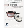 Panela de Pressão Antiaderente 2 Litros Rose - 4