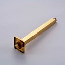 Ver imagem 2 de Ducha Chuveiro Teto Slim Inox 20x20 Dourado Luxo Suporte Quadrado Piscina Banheiro Area Externa