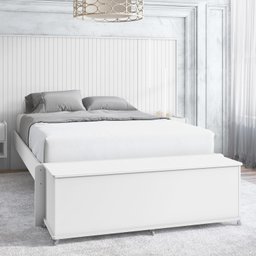 Recamier Bau Luca Branco - Moveis Casa D - 2