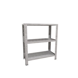 Estante/armario de Aço Reforçado 60cm 3 Bandejas Galvanizada